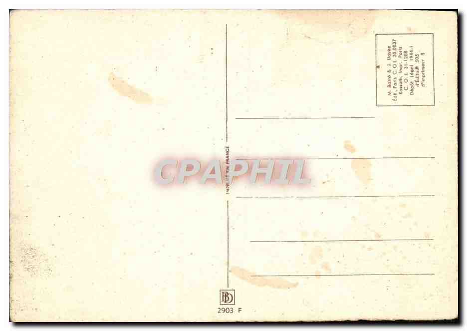 CPA Fantaisie Vue artistique Chateau — Rückseite