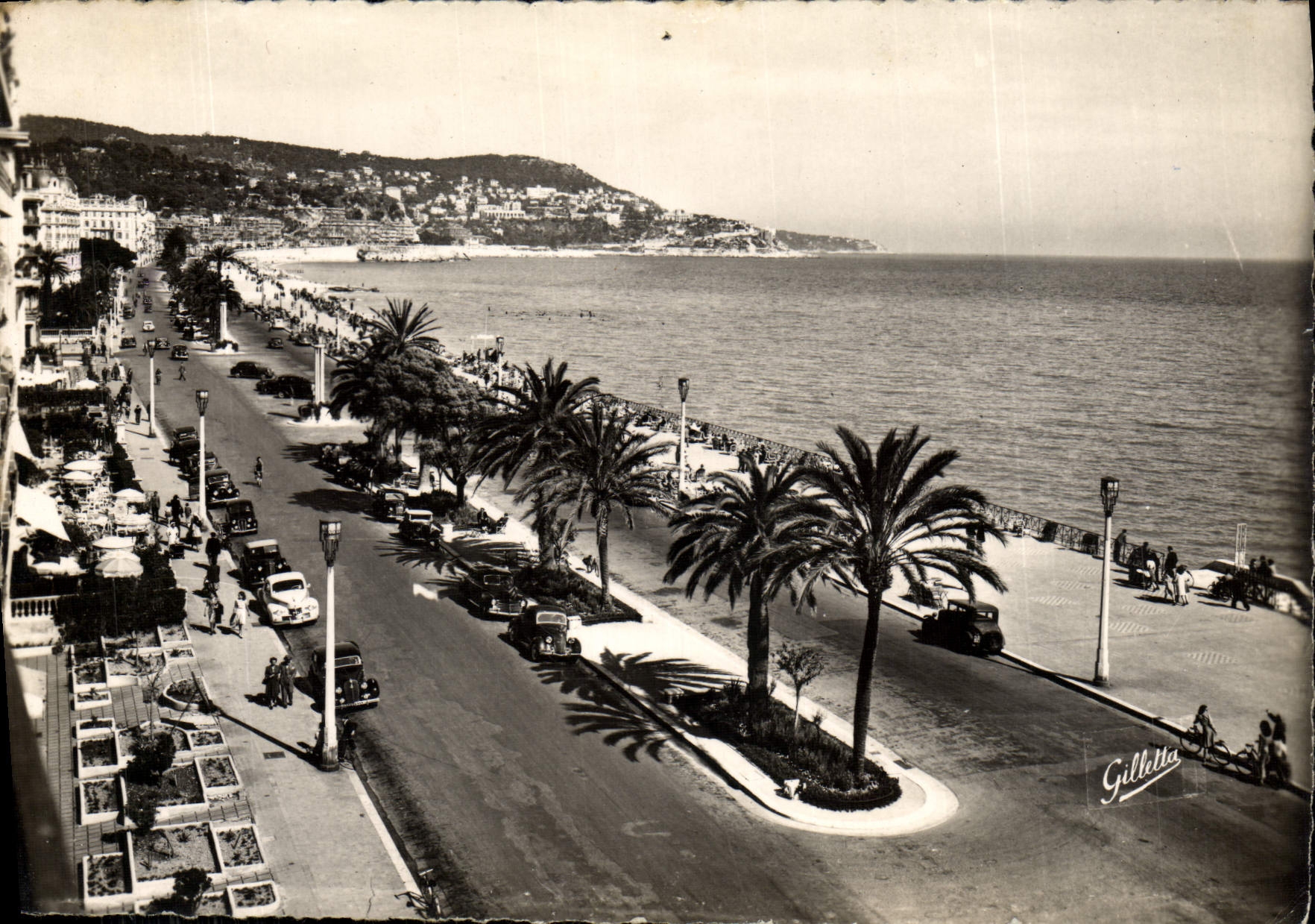 CPM Nice Promenade Des Anglais Le Mont Boron