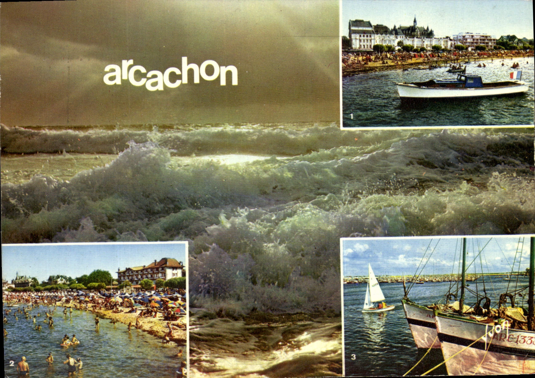 Arcachon — Plage, Port et Casino — Éditions d'Art YVOY, Paris