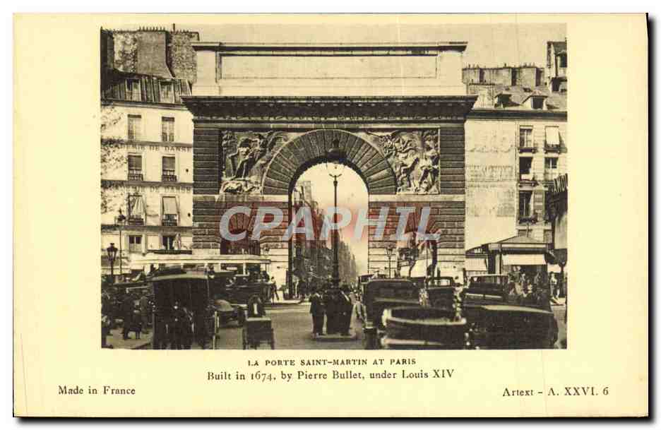 CPA La Porte Saint Martin At Paris