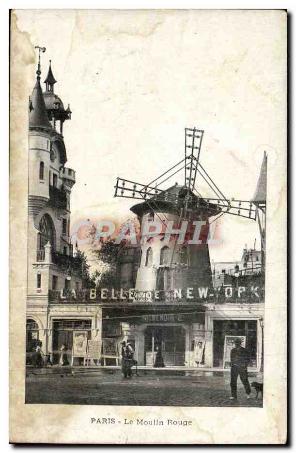 CPA Paris Le Moulin Rouge