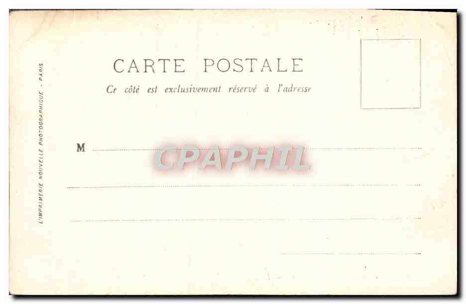 CPA Paris Vue Generale Du Louvre — Rückseite