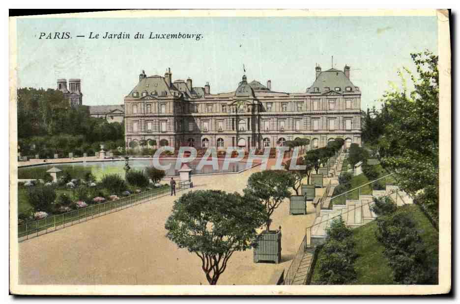 CPA Paris Le Jardin Du Luxembourg