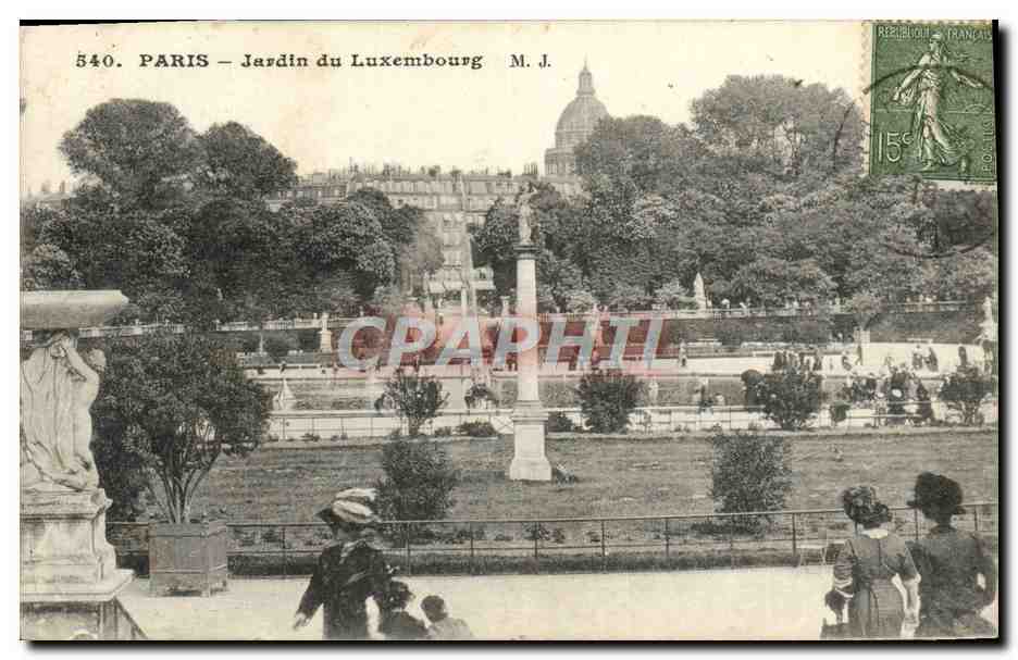 CPA Paris Jardin Du Luxembourg