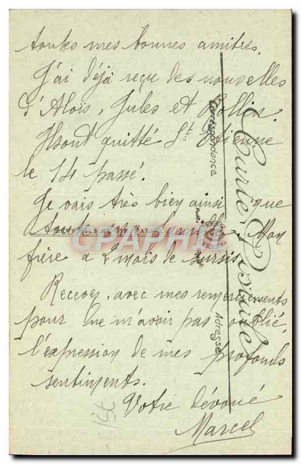 CPA Paris La Tour Saint Jacques  — Verso