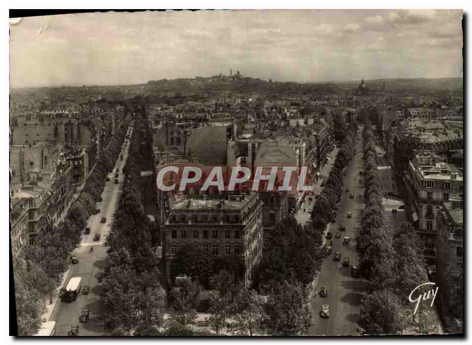 CPM Paris Et Ses Merveilles Avenues Hoche Et Friedland Butte Montmartre