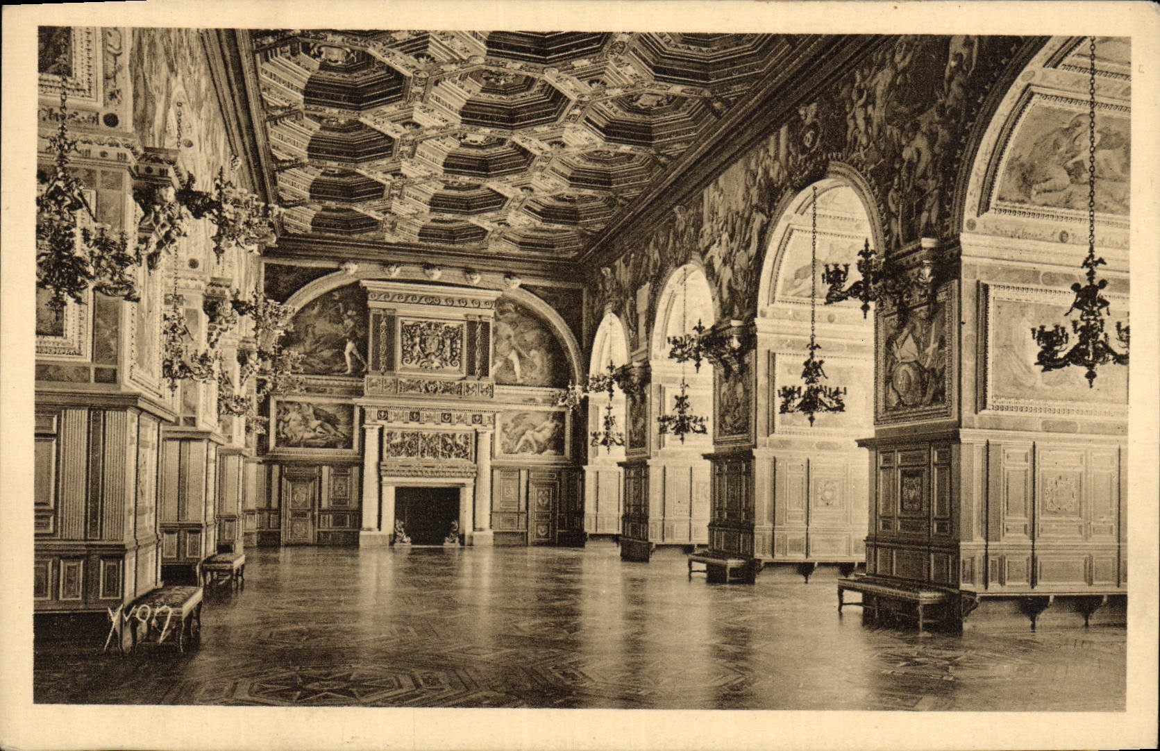 Palais de Fontainebleau — Galerie Henri II — Édition d'Art Yvonne