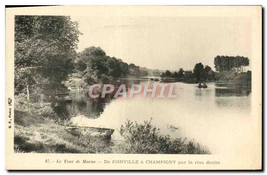 CPA Le Tour De Marne De Joinville a Champigny Par La Rive Droite