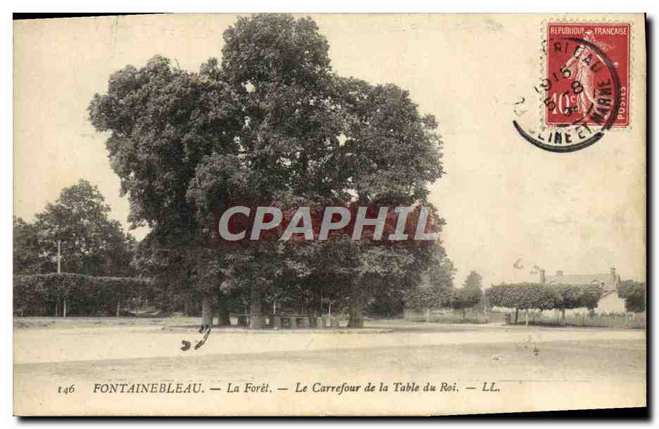 Fontainebleau — La Forêt — Le Carrefour de la Table du Roi — LL. — n°146