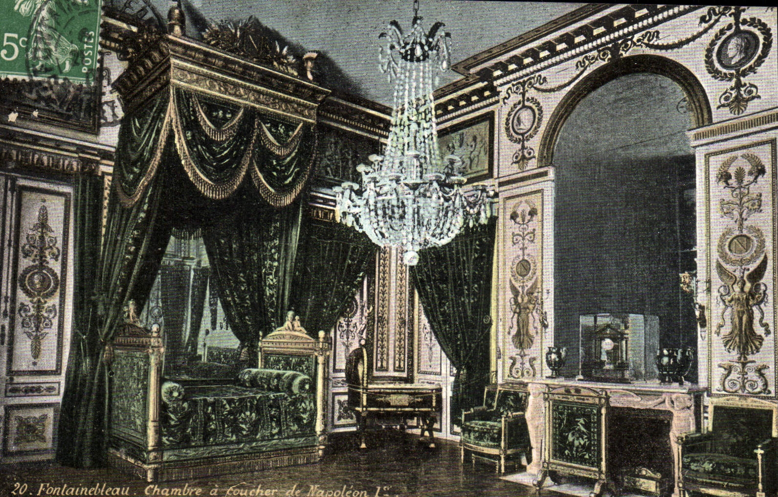 Fontainebleau — Habitación de Napoleón I — Editor: A. P. (n° 20)
