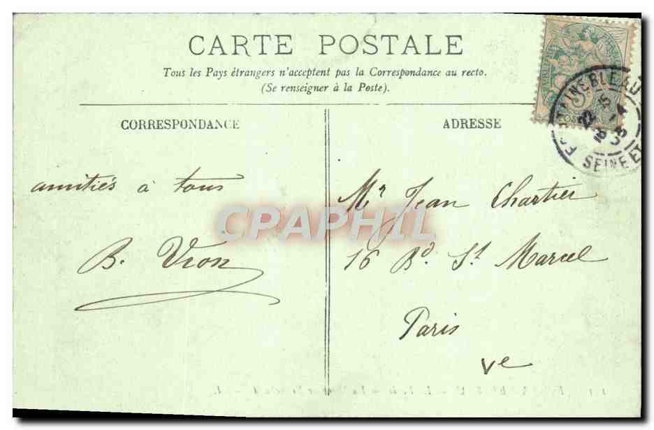 Fontainebleau — La Selva — La Mare de Francbard — LL. — n°133 — Reverso