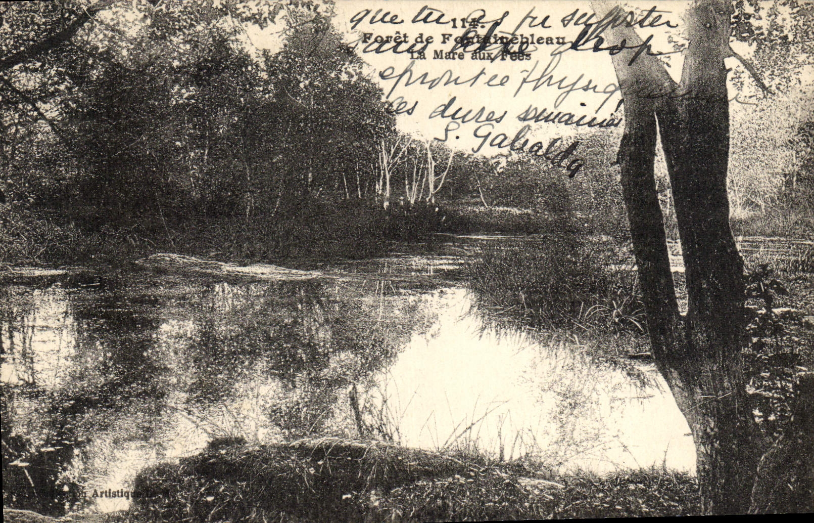 Foresta di Fontainebleau — La Mare aux Fées — Editore Artistico