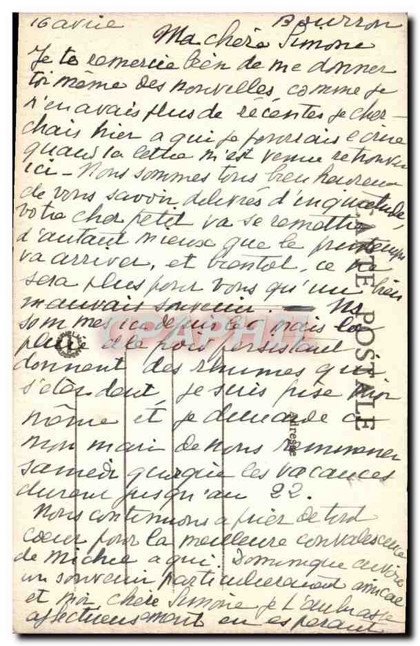 Foresta di Fontainebleau — La Mare aux Fées — Editore Artistico — Verso