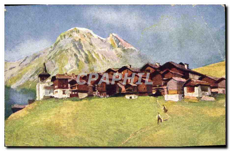 Alpine Village — Snowy Mountain — Publisher not visible
