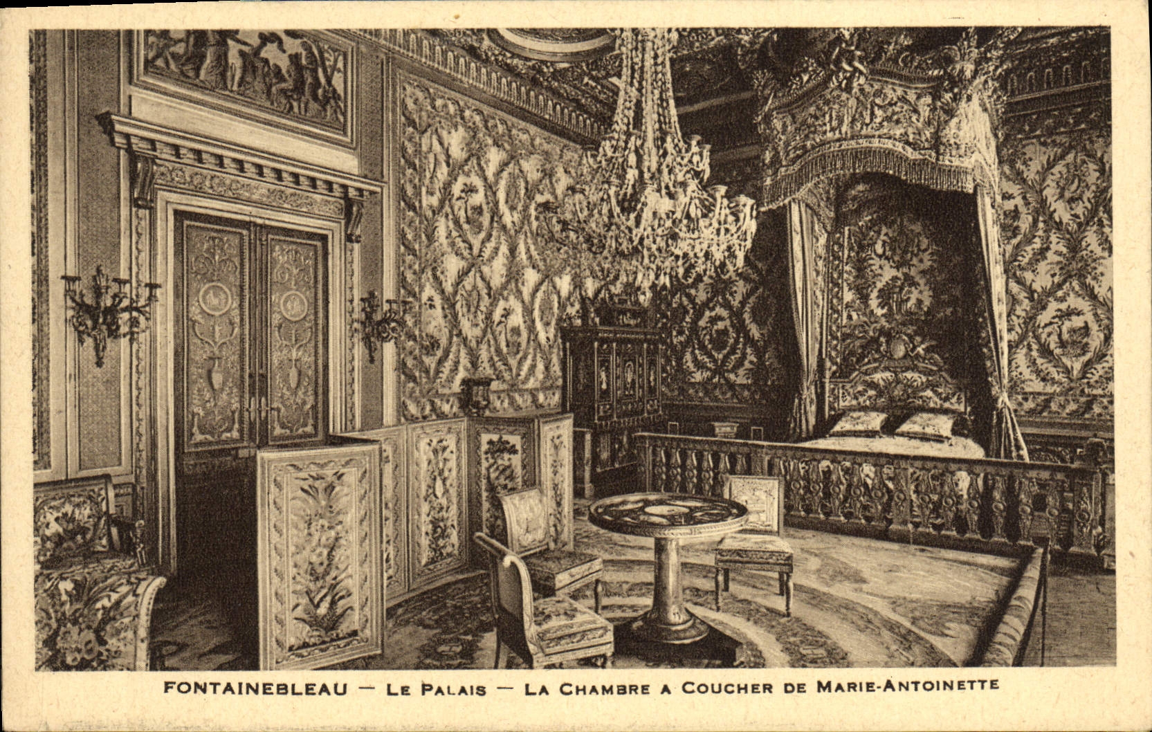 Fontainebleau — El Palacio — La Habitación de Marie-Antoinette