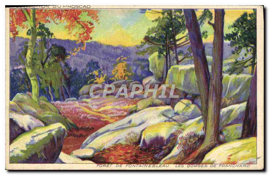 Bosque de Fontainebleau — Las Gorges de Franchard — Colección Phoscao
