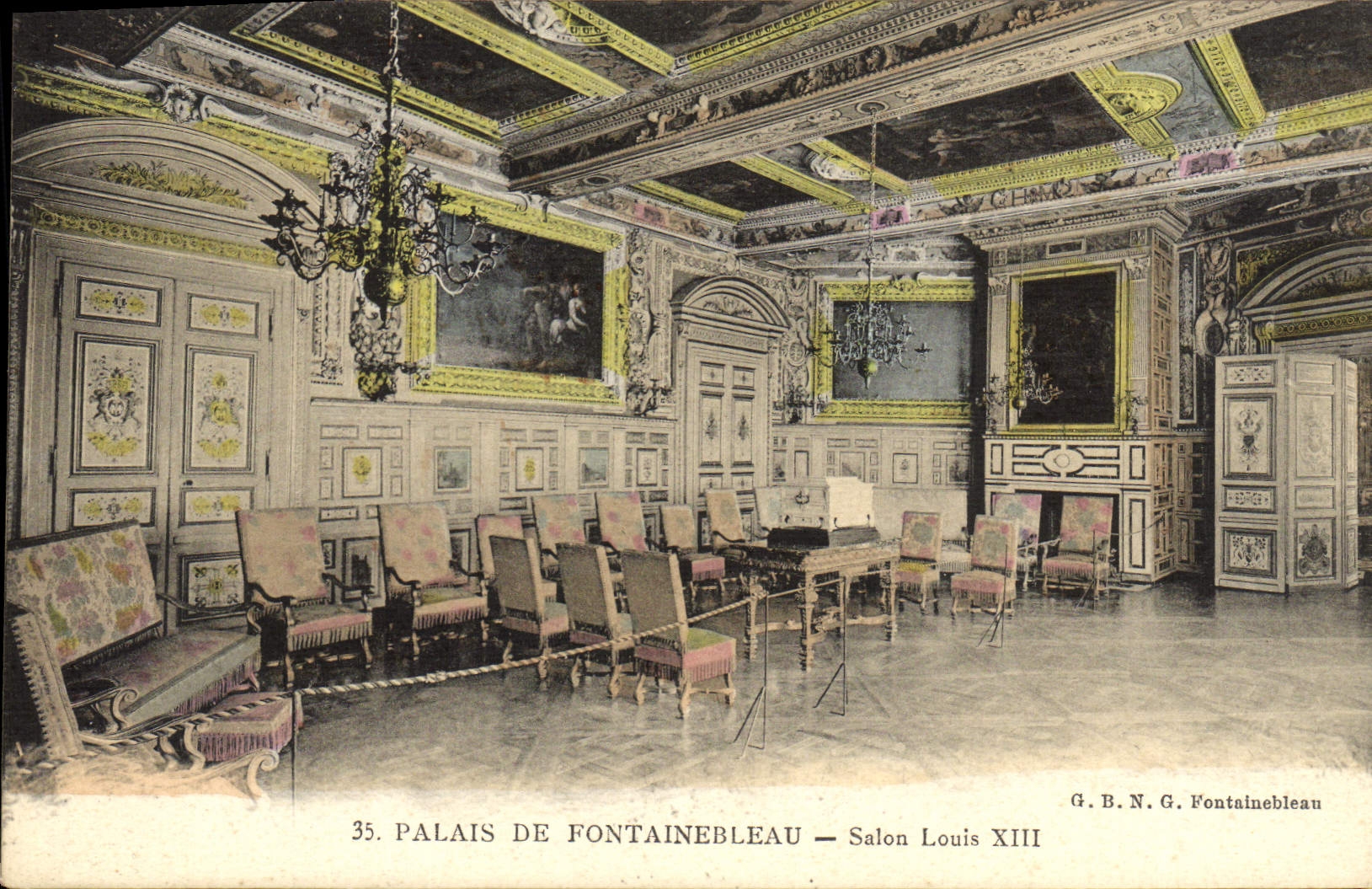 Palais de Fontainebleau — Salon Louis XIII — G.B.N.G. Fontainebleau