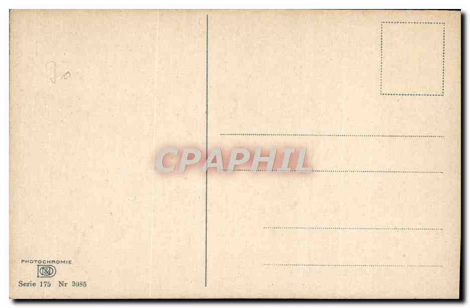 CPA Zeeland Zuid Beveland Folklore Femme — Verso
