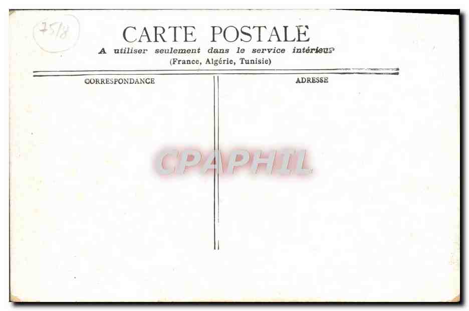 CPA Paris Le Grand Palais Vu Des Champs Elysees — Rückseite