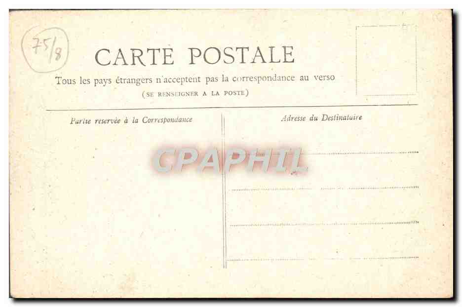 CPA Petit Journal Paris Eglise Saint Augustin — Rückseite
