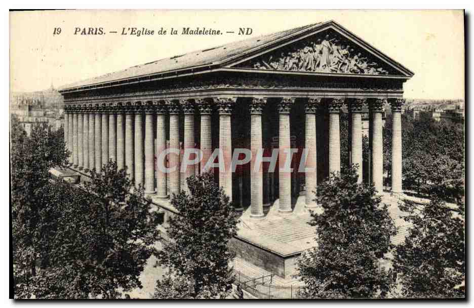 CPA Paris L'Eglise De La Madeleine