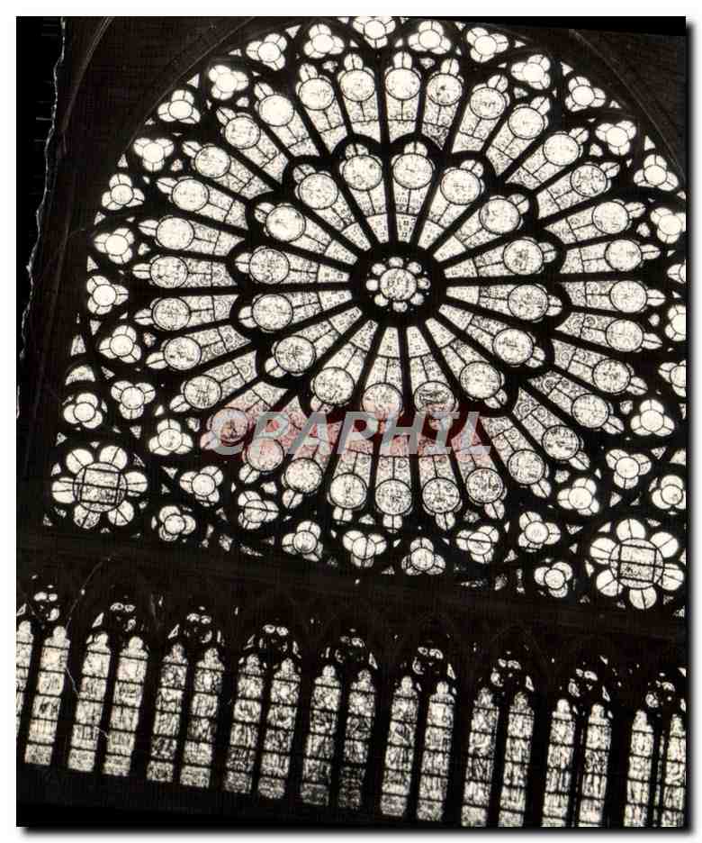 CPA Petit Notre Dame Grande Rosace Nord