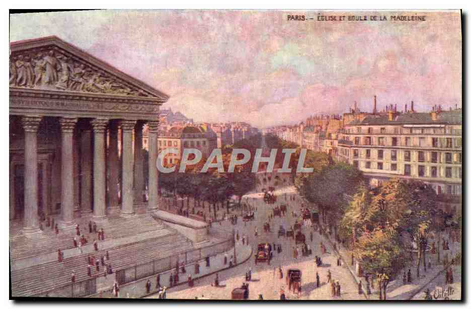 CPA Paris Eglise Et doule De La Madeleine