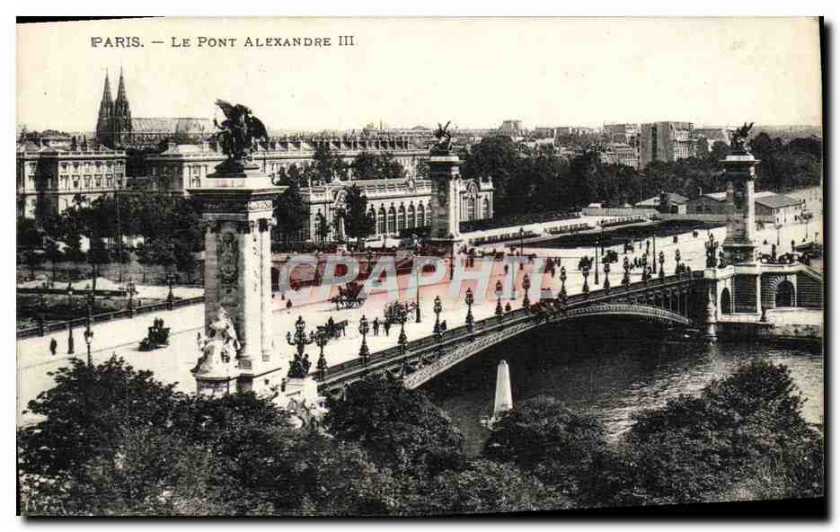CPA Paris Le Pont Alexandre III