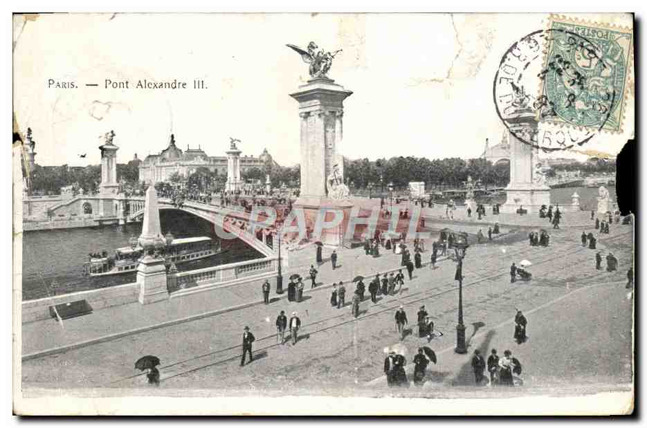 CPA Paris Pont Alexandre III