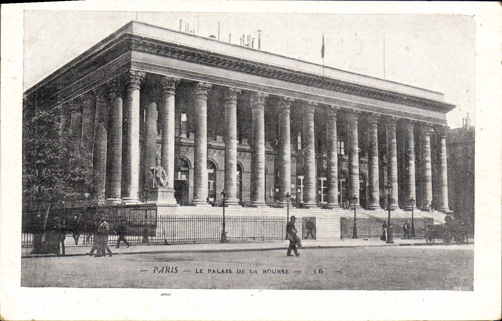 CPA Paris Le Palais De La Bourse