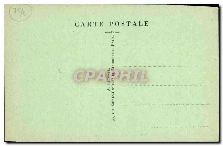 CPA Paris L'Opera Le Foyer  — Rückseite