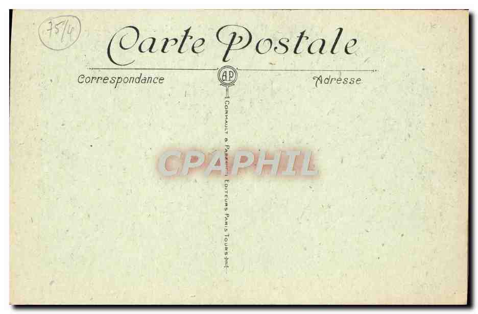 CPA Paris L'Hotel De Ville Et Le Pont d'arcole — Rückseite