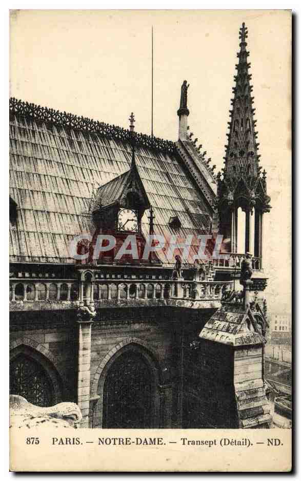 CPA Paris Notre Dame Transept