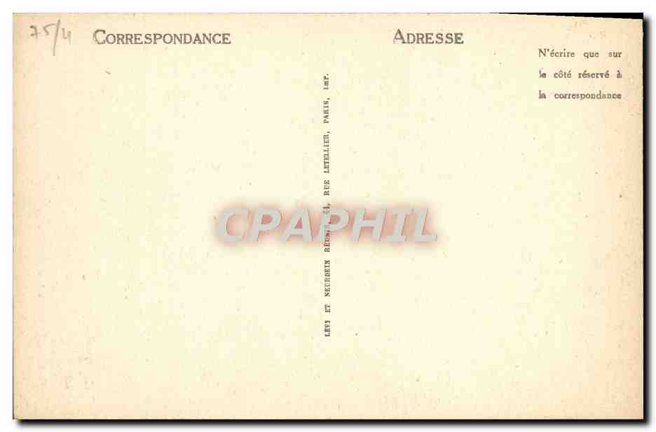 CPA Paris Notre Dame L'Ange Du Jugement Dernier — Rückseite