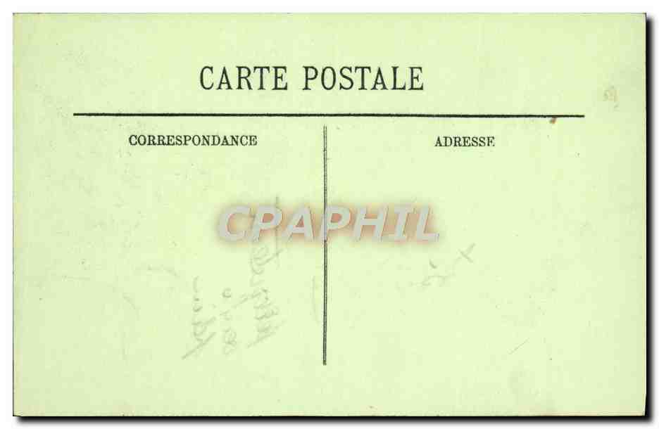 CPA Inondations De Paris Le Pont Royal — Rückseite