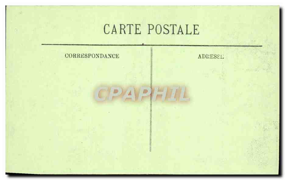 CPA Inondations De Paris La Chambre Des Deputes — Rückseite