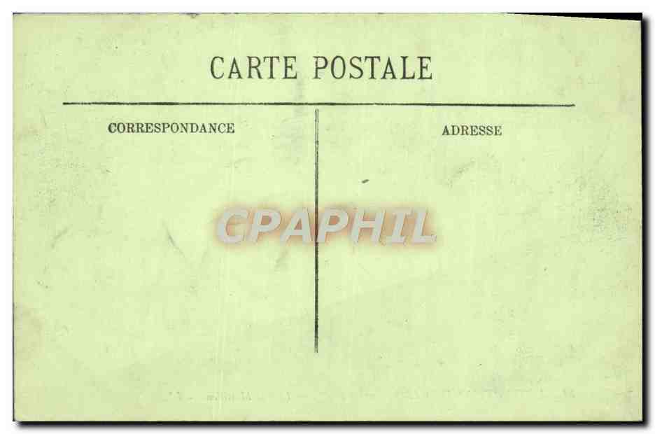 CPA Inondations De Paris La Rue Massillon — Rückseite