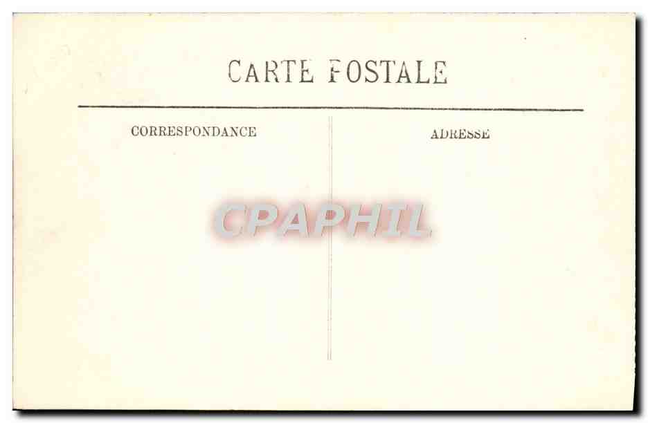 CPA Inondations De Paris La Rue Massillon — Rückseite