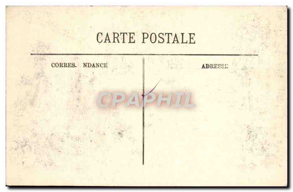 Inondations de Paris (Janvier 1910) — La Rue de Lille — LL. — Rückseite