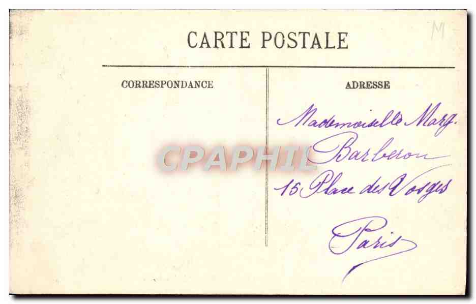 CPA Inondations De Paris Avenue Ledru Rollin — Rückseite