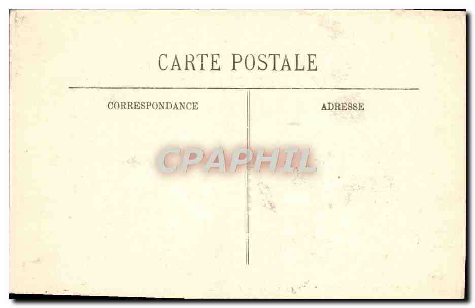 CPA Inondations De Paris Hotel Terminus et Rue Saint Lazare — Rückseite