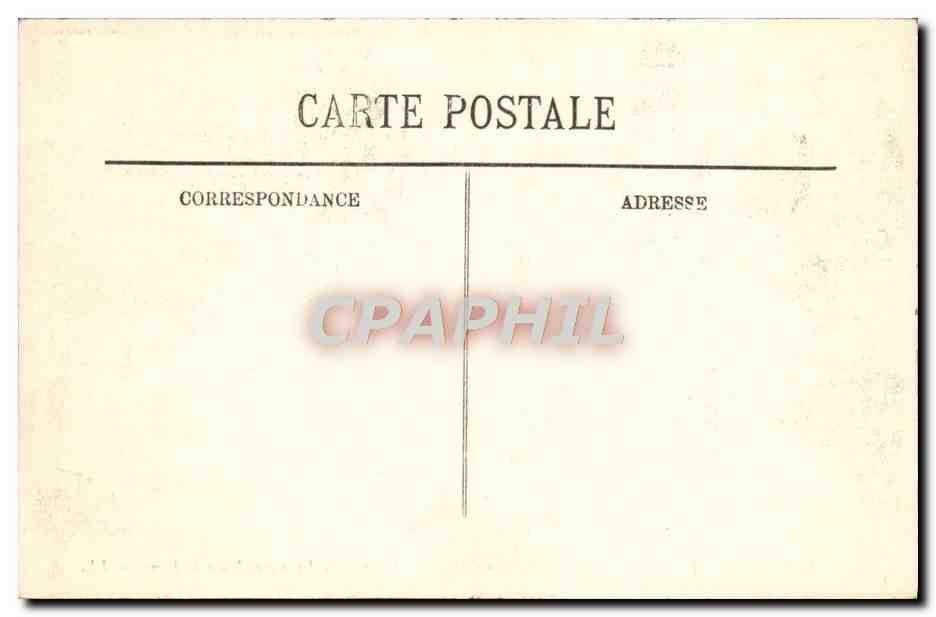 CPA Inondations De Paris Gare Saint Lazare Et Place De Rome — Rückseite