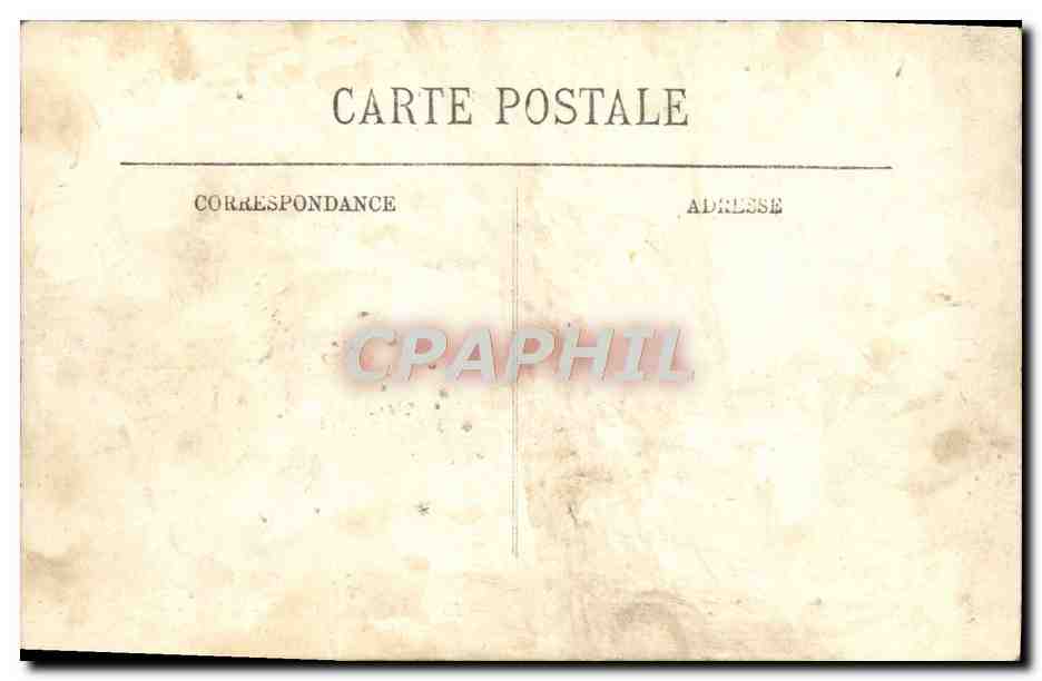 CPA Inondations De Paris La Chambre Des Deputes — Rückseite