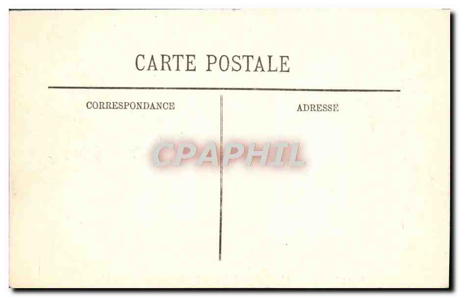 CPA Inondations De Paris La Rue Jean Goujon — Rückseite