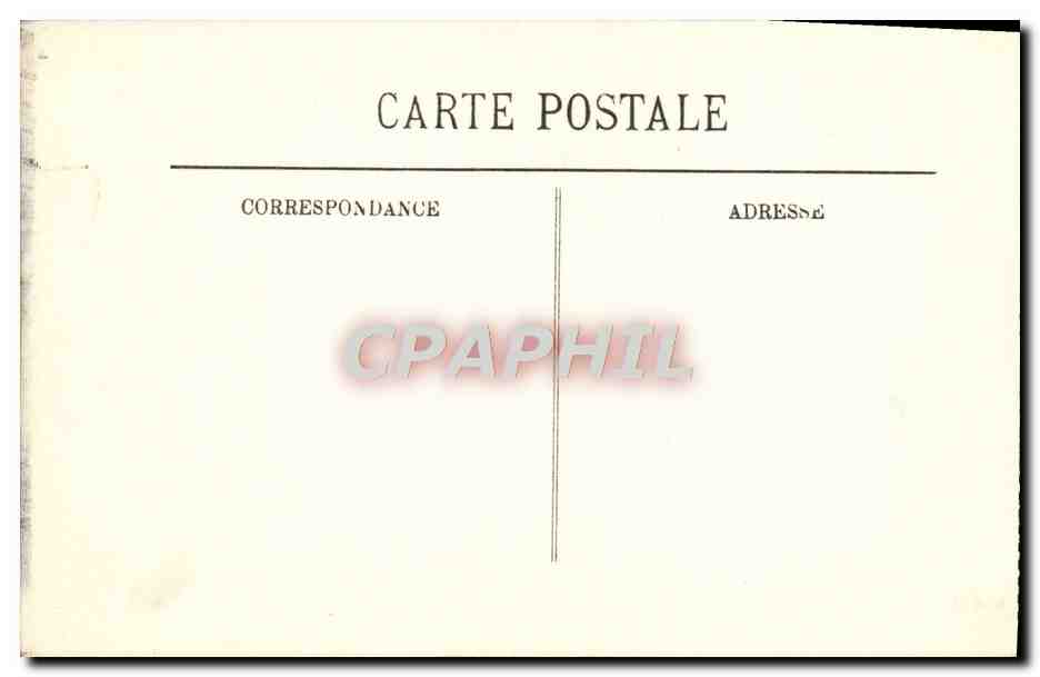 CPA Inondations De Paris Pont de l'Estacade Bateau Peniche — Rückseite