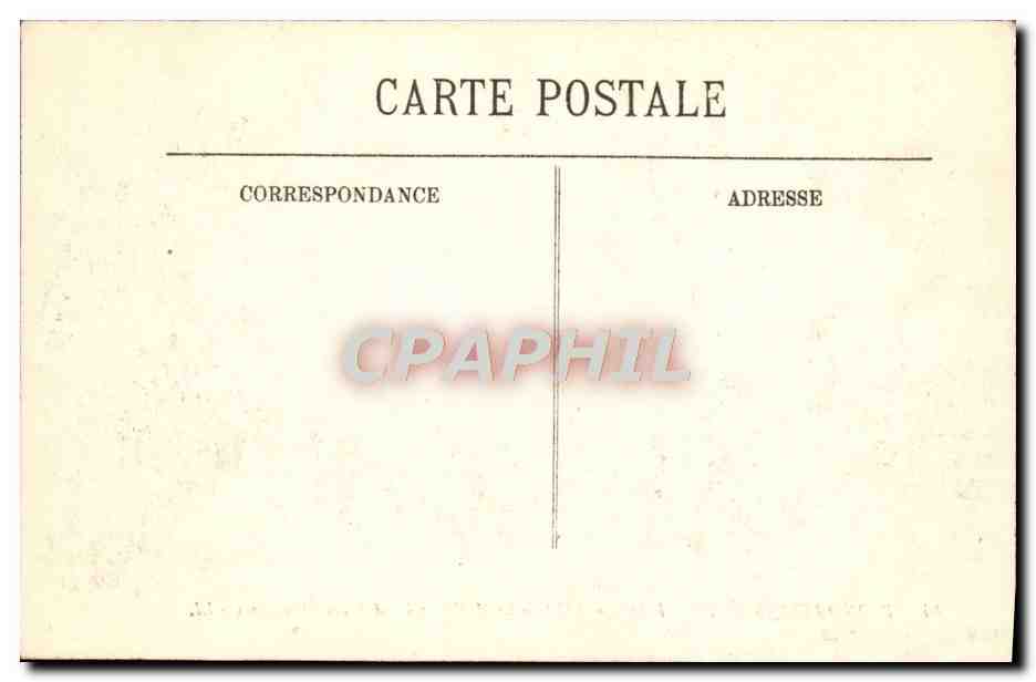 CPA Inondations De Paris Le Ministere Des Affaires Etrangeres — Rückseite