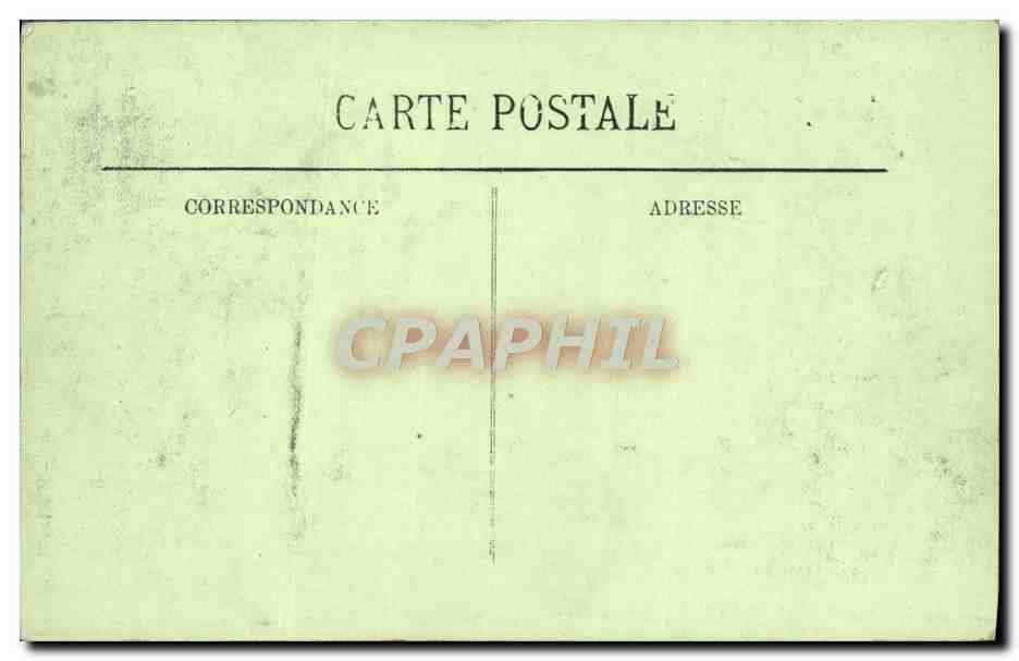 CPA Inondations De Paris Place De Rome — Rückseite