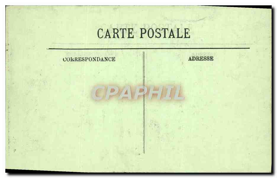 CPA Inondations De Paris Rue De Bourgogne — Rückseite
