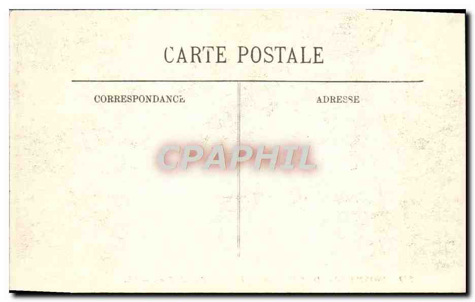 CPA Inondations De Paris Place De Rome — Rückseite