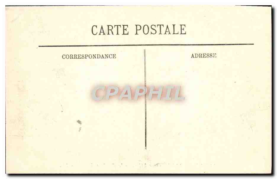 CPA Inondations De Paris La Rue Jean Goujon — Rückseite